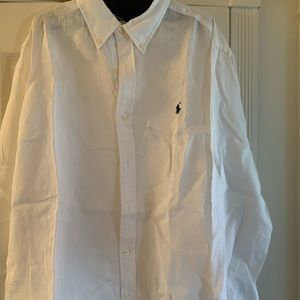 Mens classic fit Linen shirt